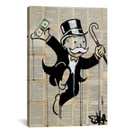 Money Man // Loui Jover (18"W x 26"H x 0.75"D)