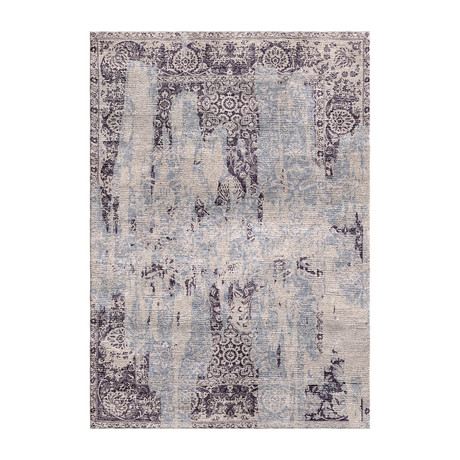 Handmade Modern Rug // Light Ocean