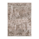 Handmade Modern Rug // Brown Stamp