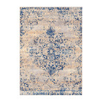 Handmade Modern Rug // Burnt Blues