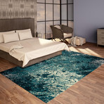 Handloom Modern Rug // Green Lime