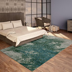 Handloom Modern Rug // Ocean Foam