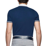 Polo T-Shirt // Navy + White II (M)