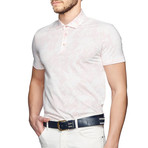 Polo T-Shirt // Pink + White (L)