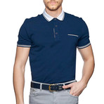 Polo T-Shirt // Navy + White II (M)