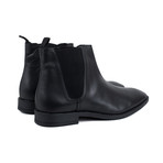 Leather Square Toe Chelsea Boot // Black (UK: 12)