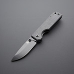 Ausus Micarta Folding Knife // Black