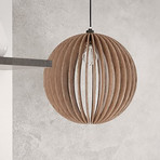 Modern Wood Pendant