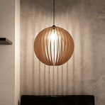 Modern Wood Pendant