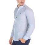 Jax Button-Up Shirt // Blue (S)