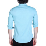 Zander Button-Up Shirt // Teal (XS)