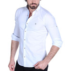 Zander Button-Up Shirt // White (XL)