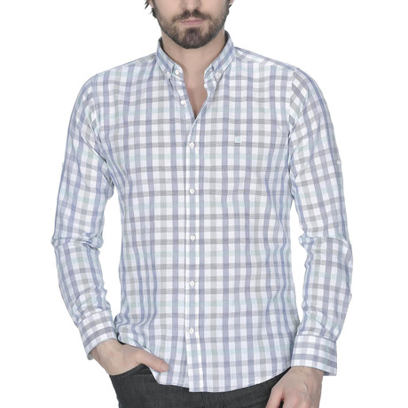 Maddox Button-Up Shirt // Green (L)