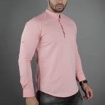Phoenix Button-Up Shirt // Pink (L)
