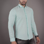 Nixon Button-Up Shirt // Green (XS)