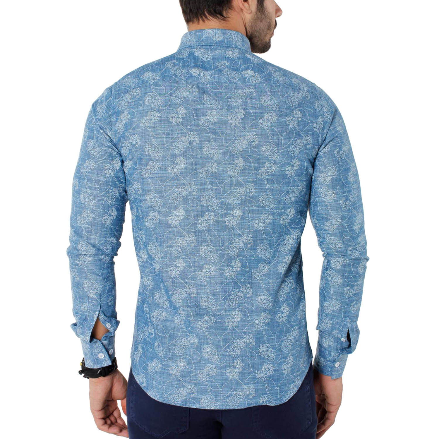 Jett Button-Up Shirt // Turquoise (XS) - Brango - Touch of Modern