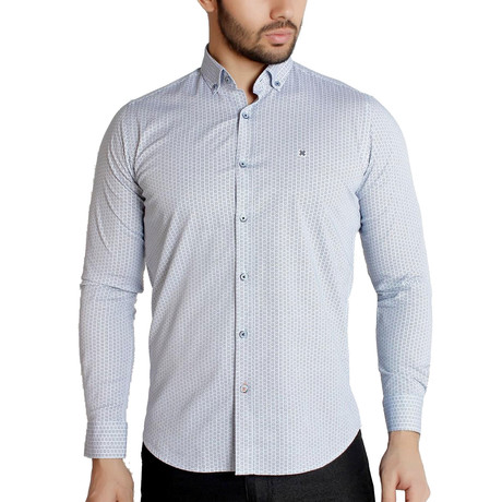 Mekhi Button-Up Shirt // White (M)