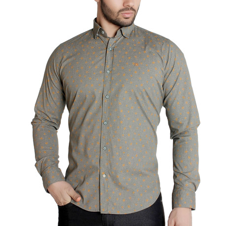 Orion Button-Up Shirt // Green (XS)