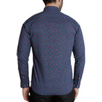 Orion Button-Up Shirt // Navy Blue (M)