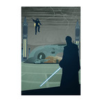 Prequel Trilogy // Minimalist Collection // Rain Battle (24"W x 36"H // Matte Finish)