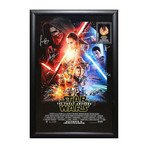Signed Movie Poster // The Force Awakens