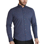 Orion Button-Up Shirt // Navy Blue (M)