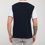 Crown Short Sleeve Polo // Navy (M)