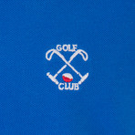 Water Hole Polo Shirt // Sax (XS)