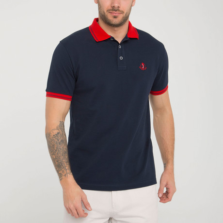 Vardon Short Sleeve Polo // Navy (S)