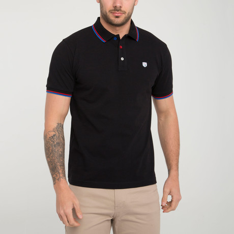 Zoysia Polo Shirt // Black (XS)