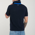 Cubic Short Sleeve Polo // Navy (XL)