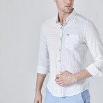 Thorn Button Up // White Lines (L)