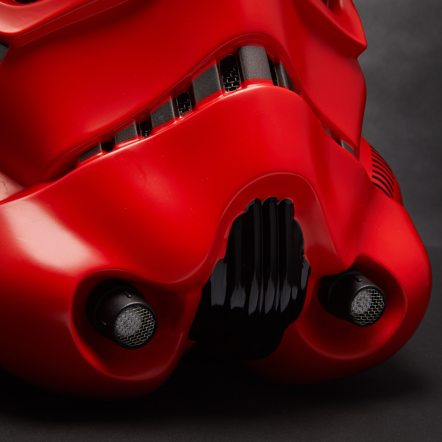 crimson stormtrooper helmet