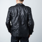 Trango Leather Coat // Black (XS)