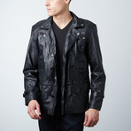 Trango Leather Coat // Black (XS)