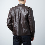 Deosai Leather Jacket // Brown (XS)