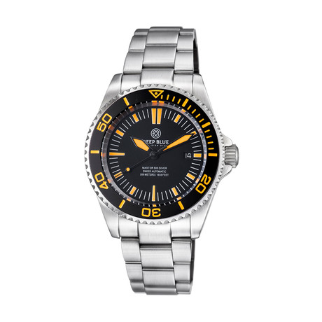 Deep Blue Master 500 Automatic // M50042BLKORANGOM