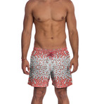 Crystal Swim Trunks // Coral (2XL)