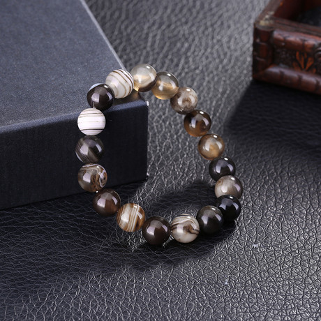 Natural Mineral Toned Chakra Bracelet