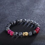 Multi-tone Gold Buddha Bracelet