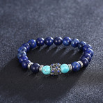 Two Toned Blue Chakra Bracelet