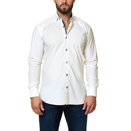 Luxor Reactive Dress Shirt // White (S)