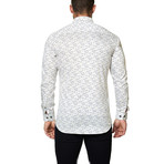 Luxor Funky Yellow Triangle Dress Shirt // White (2XL)