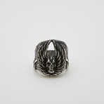 Skulls Way to Heaven Ring (Size: 8)