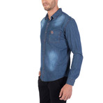 Titus Denim Shirt // Blue (S)