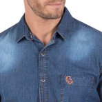 Titus Denim Shirt // Blue (S)