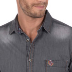 Steel Denim Shirt // Antracite (S)