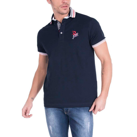 Ajax Polo Short Sleeve Shirt // Navy (S)