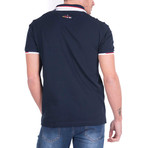 Jett Polo Short Sleeve Shirt // Navy (M)