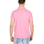 Duke Polo Short Sleeve Shirt // Pink + Yellow (S)